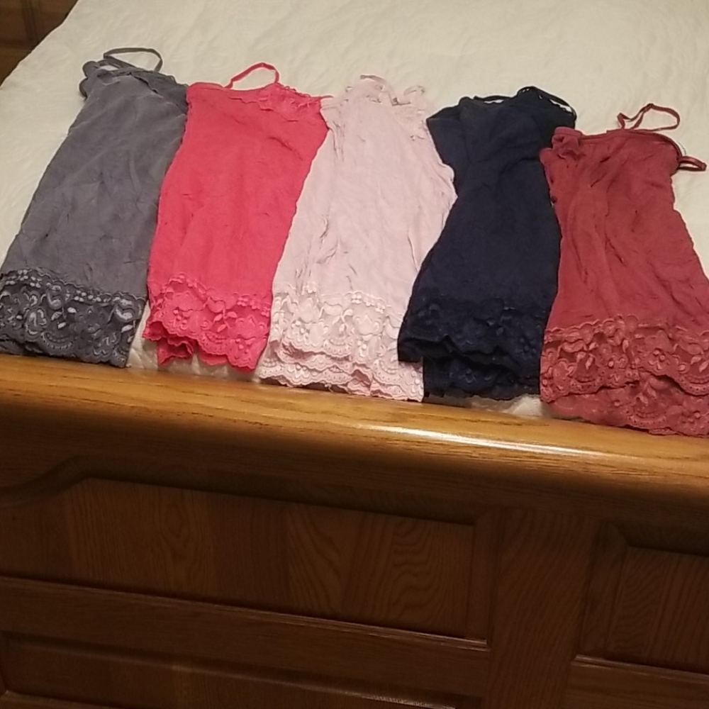 5 Maurices Camisoles size S/M.